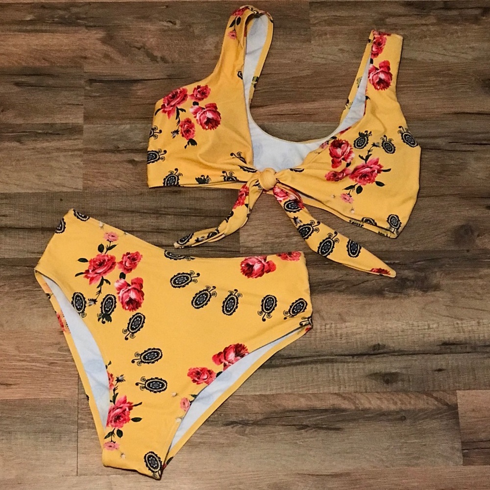 ZAFUL Yellow Bikini Set
